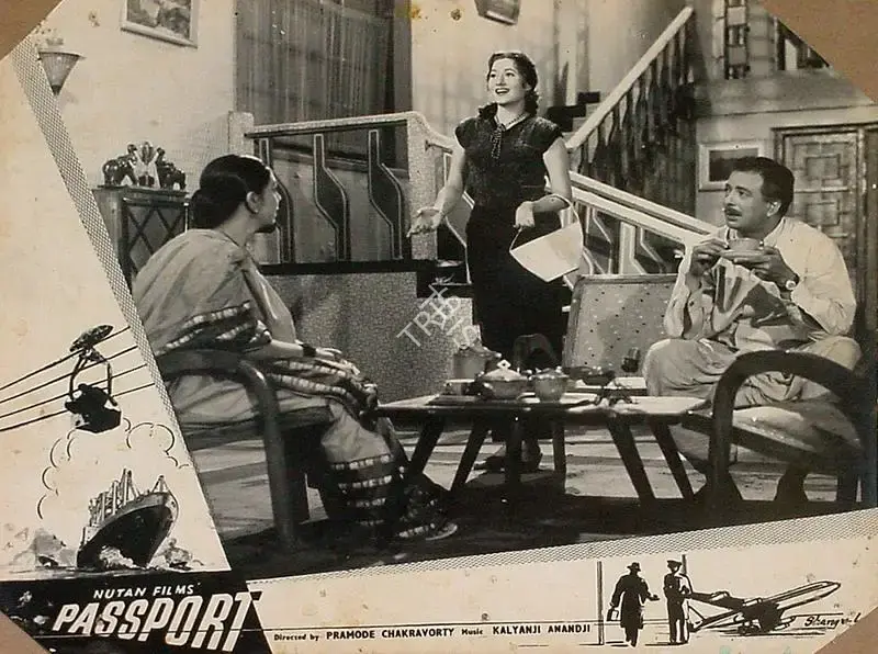 Pramod Chakravorty (Producer), Passport, 1961, Lobby Card