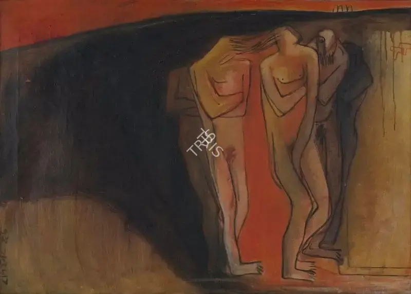 Rameshwar Broota (Artist), Untitled, 1967, Painting