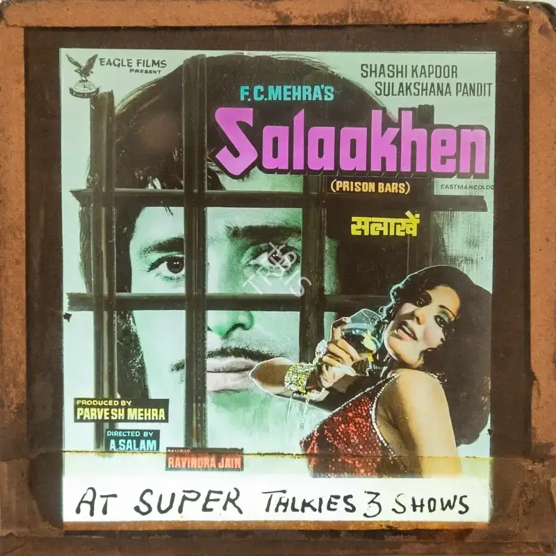 Paresh Mehra (Producer), Salaakhen, 1975, Glass Slide