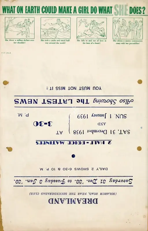Norman Z. McLeod (Director), There Goes My Heart, 1938, Handbill