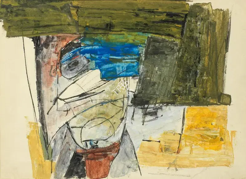 Ramkumar (Artist), Untitled (Abstract), Painting
