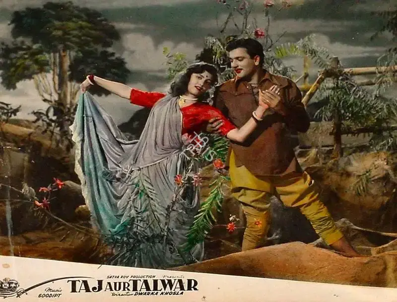 Satya Roy (Producer), Taj Aur Talwar, 1956, Lobby Card