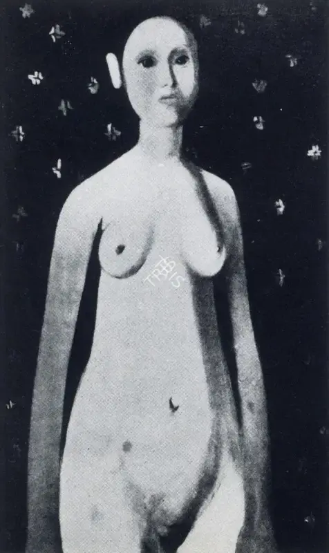 Amrita Sher-Gil (Artist), Nude, 1938, Painting