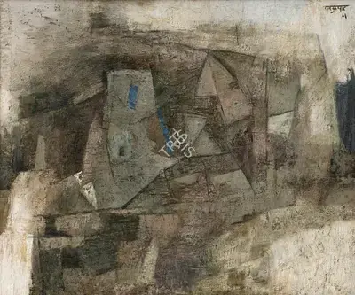 Ramkumar (Artist), Untitled, 1961, Painting