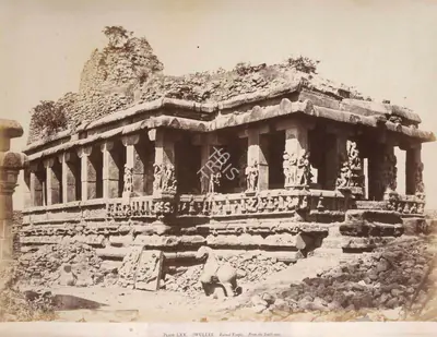 Colonel Thomas Biggs (Photographer), Iwullee. Ruined Temple. From the South-east, 1855, Antiquarian Photograph