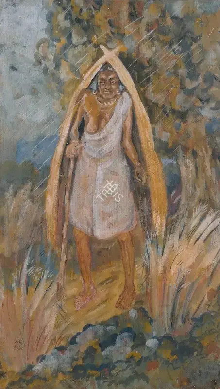 Nandalal Bose (Artist), Sarbari Series, 1941, Painting