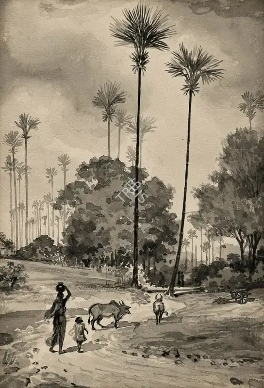 Dhurandhar, M.V. (Artist). Untitled, n.d. | Painting, Sa.Onl/14.03.24, 2024 · Saffronart