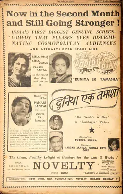 Dunia Ek Tamasha' , 1942, Film Review