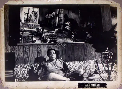 Jal Mistry (Cinematographer), Aandhiyan, 1952, Lobby Card