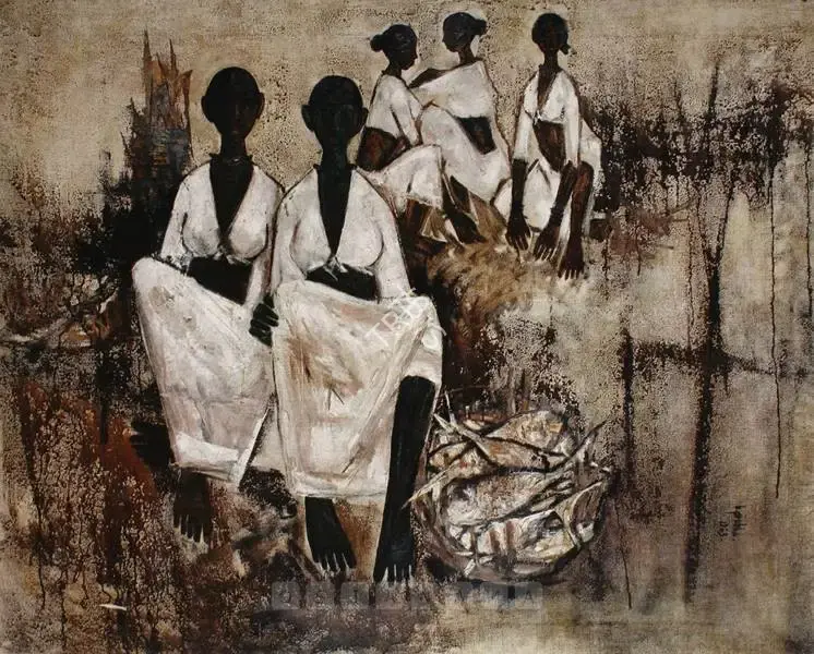 B. Prabha (Artist), Untitled, 1963, Painting