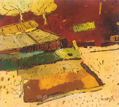 Ganesh Haloi (Artist), Untitled, Painting