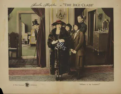 Totheroh, Roland (Cinematographer), The Idle Class, 1921 | Photographic Still Mounted on Lobby Card | CinemaEducation | 00795000