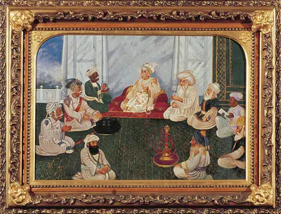 Anonymous (Artist), Akbar at Court, 1919, Painting