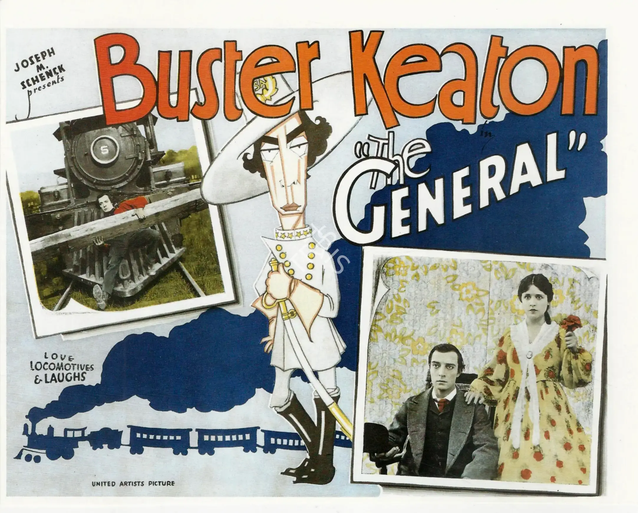 Bruckman, Clyde (Director), The General, 1926 | Lobby Card | CinemaEducation | 00857158