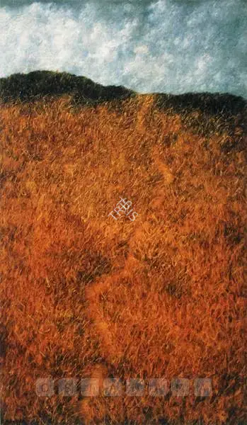 Paramjit Singh (Artist), Grass Field, 1984, Painting