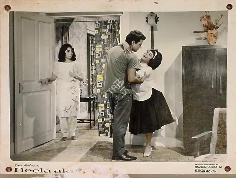 Rajendra Bhatia (Producer), Neela Akash, 1965, Lobby Card