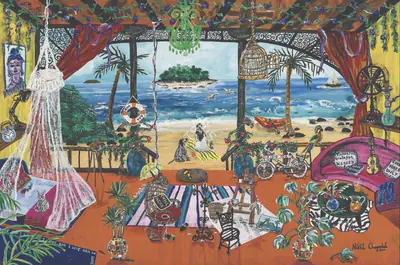 Nikhil Chaganlal (Artist), Day Dreaming, 2019, Painting