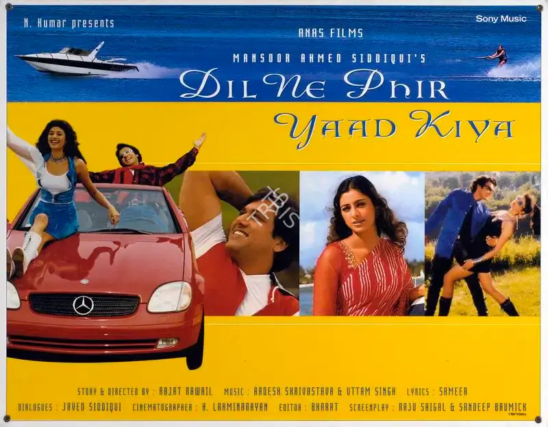 Mansoor Ahmed Siddique (Producer), Dil Ne Phir Yaad Kiya, 2001, Lobby Card