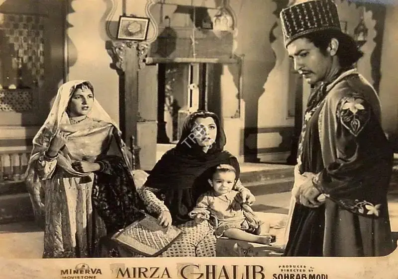 V. Avadhut (Cinematographer), Mirza Ghalib, 1954, Lobby Card