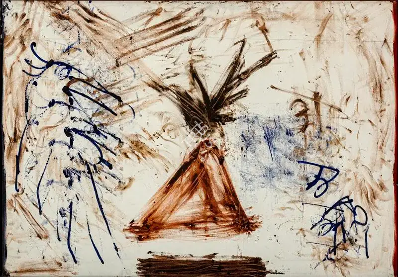J. Swaminathan (Artist), Untitled (Abstract), 1993, Painting