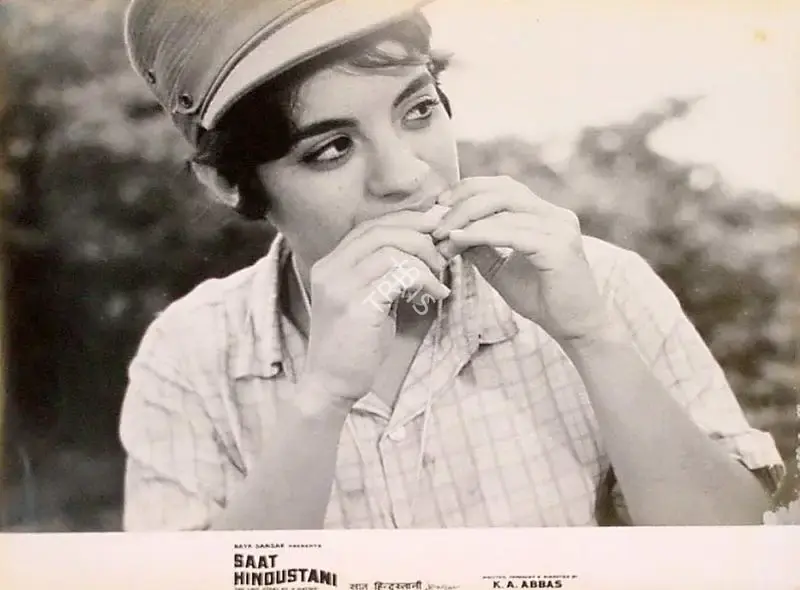 Ramachandra (ii) (Cinematographer), Saat Hindustani, 1969, Lobby Card