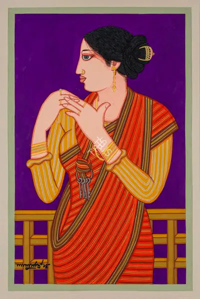 Lalu Prasad Shaw (Artist), Untitled, 2015, Painting