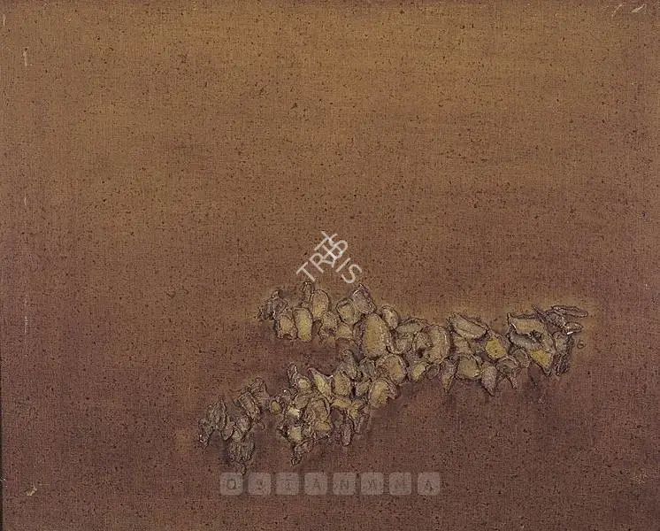 Sohan Qadri (Artist), Soliloquy In Void, 1970, Painting