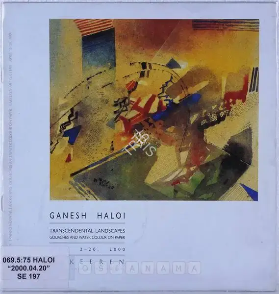 Ganesh Haloi (Artist), Ganesh Haloi, 2000, Solo Exhibition Catalogue