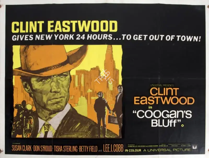Don Siegel (Producer), Coogan's Bluff, 1968, Poster