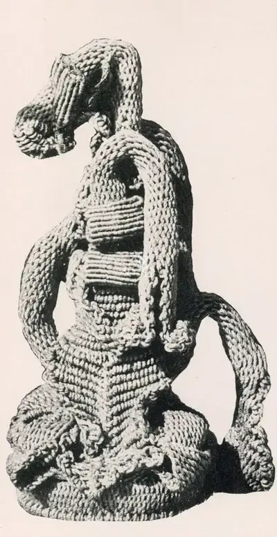 Mrinalini Mukherjee (Artist), Natural Form of Jute Sculpture, Sculpture