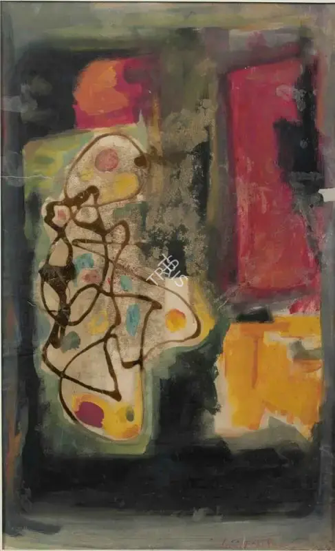 Sen, Sunil Madhav (Artist). Untitled (Colour Map), n.d. | Painting, Pr.Mum/15.07.25, 2025 · Prinseps