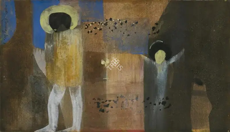 Ganesh Pyne (Artist), Untitled, 1963, Painting