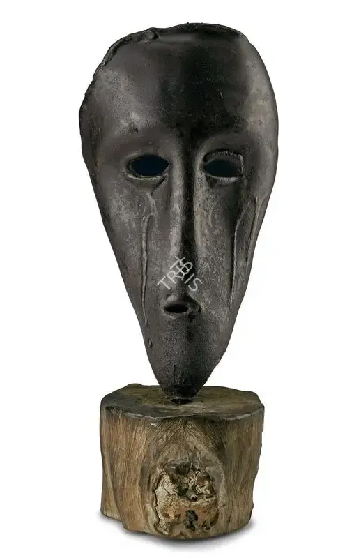 Hore, Somnath (Artist). Head, 1988 | Sculpture, AG.Onl/02.09.23, 2023 · Asta Guru
