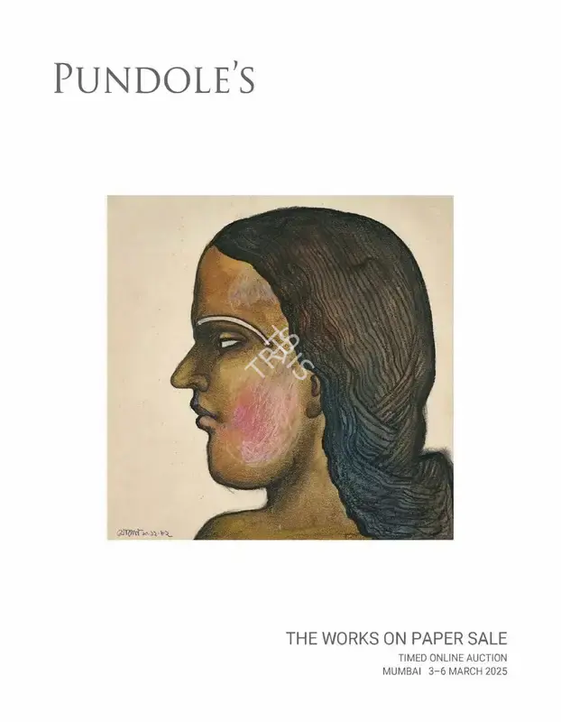 Pundole (Auction House), The Works on Paper Sale, 2025, Auction Catalogue