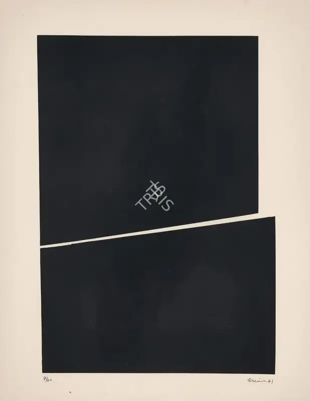Zarina Hashmi (Artist), Untitled, 1971, Graphic Art