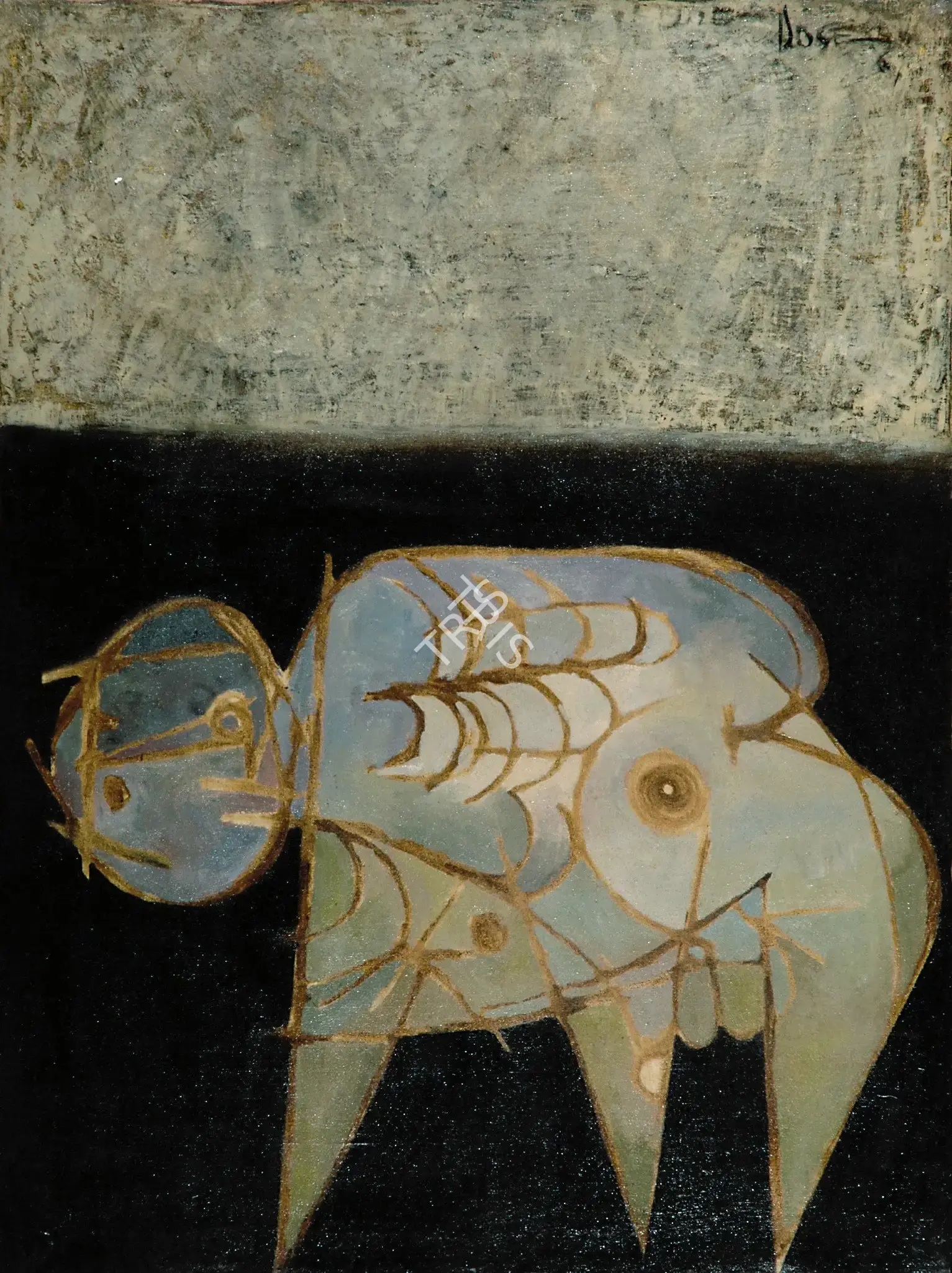 Arun Bose (Artist), Untitled, 1967, Painting