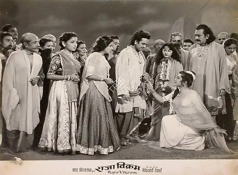 Dhirubhai Desai (Director), Raja Vikram, 1957, Lobby Card