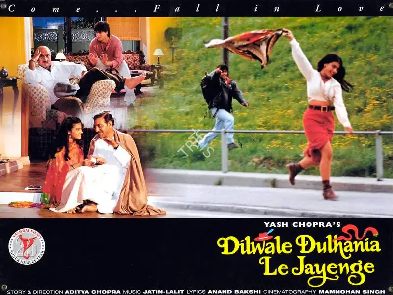 Yash Chopra (Producer), Dilwale Dulhania Le Jayenge, 1995, Lobby Card