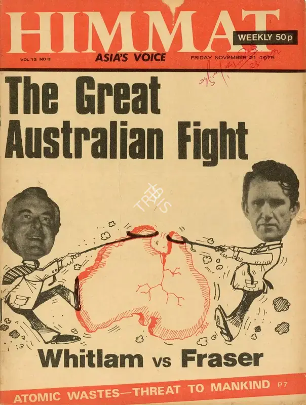 Rajmohan Gandhi (Chief Editor), Himmat, 1975, Magazine