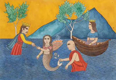 Badri Narayan (Artist), Untitled, 1990, Painting
