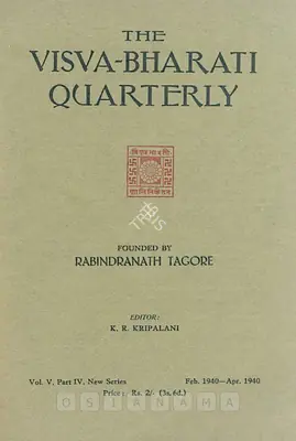 K.R. Kripalani (Editor), Visva-Bharati Quarterly, 1940, Journal