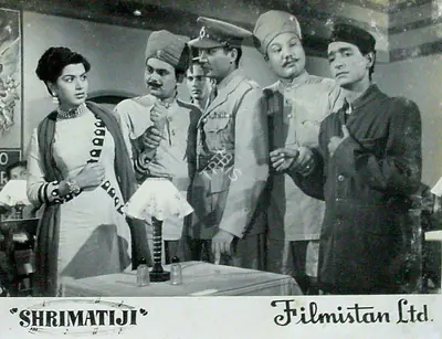 I.S. Johar (Director), Shrimatiji, 1952, Lobby Card