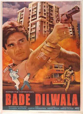 Shakeel Noorani (Producer), Bade Dilwala, 1999, Full Sheet Poster