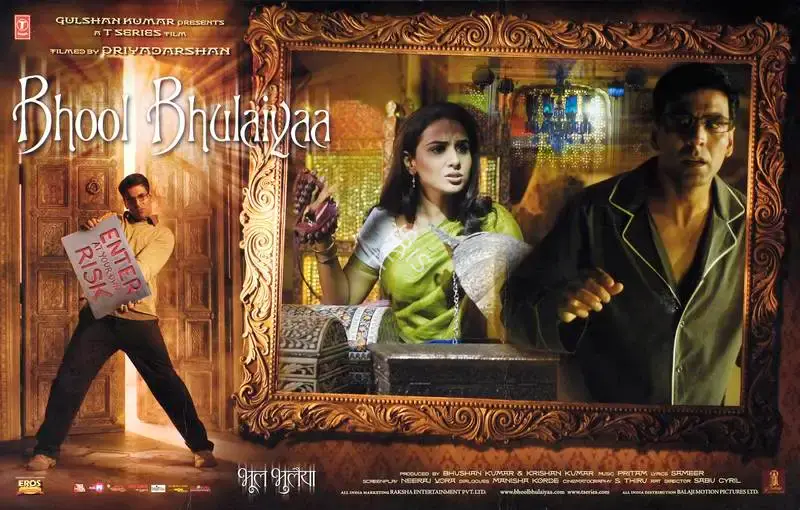 S. Tirru (Cinematographer), Bhool Bhulaiyaa, 2007, Lobby Card