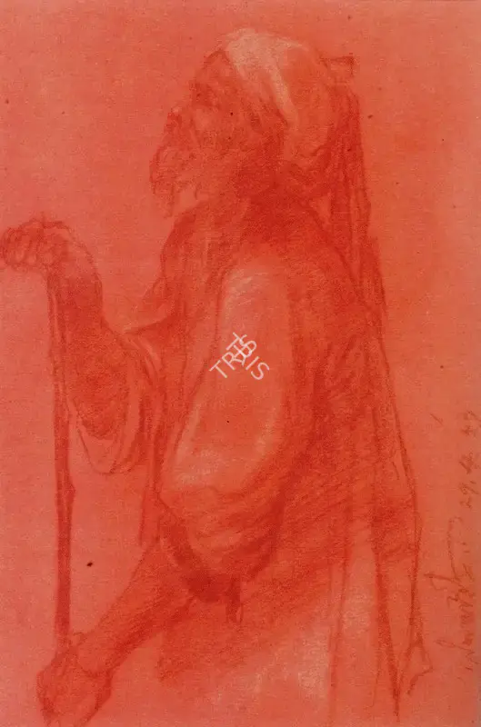 Ganesh Pyne (Artist), Untitled, 1957, Painting
