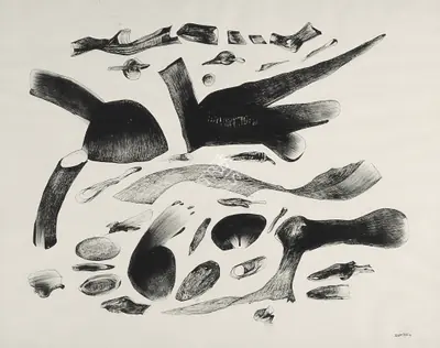 Jeram Patel (Artist), Untitled, 1974, Drawing