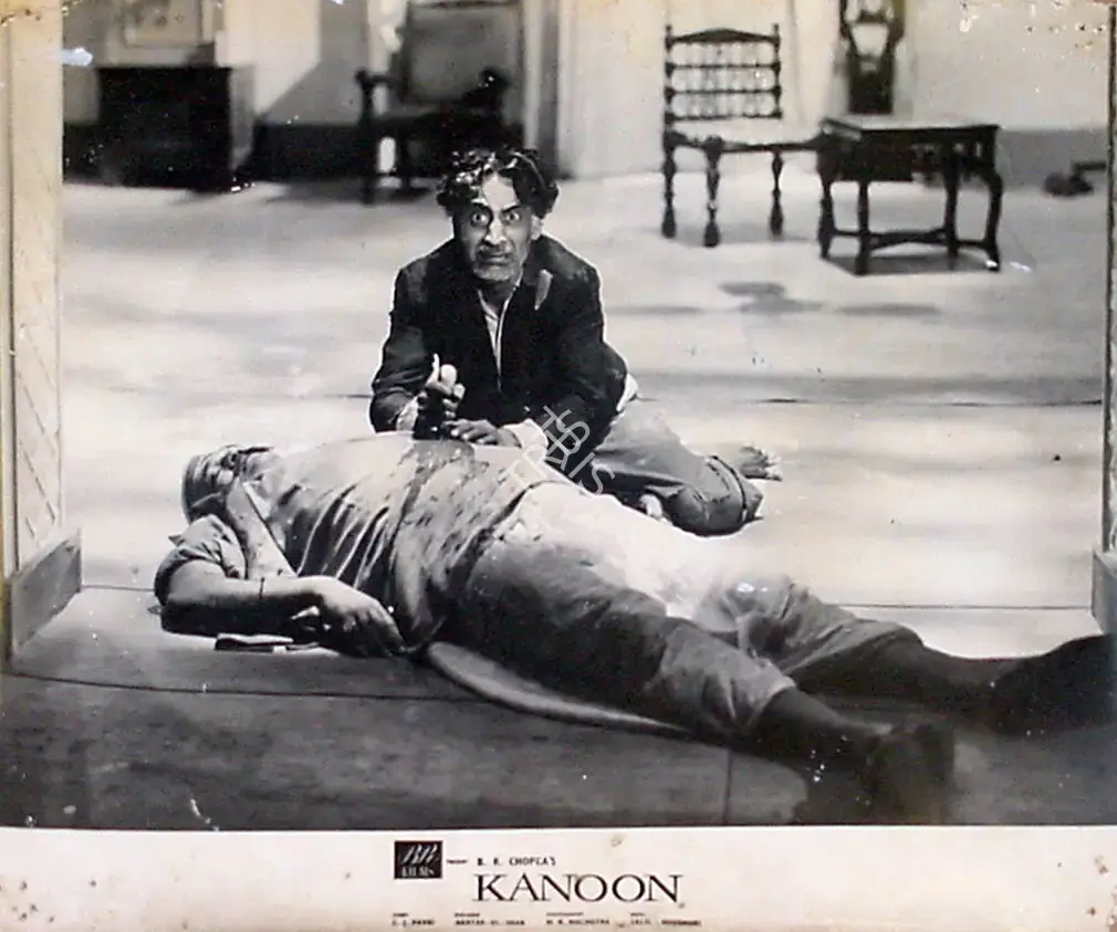 M.N. Malhotra (Cinematographer), Kanoon, 1960, Lobby Card