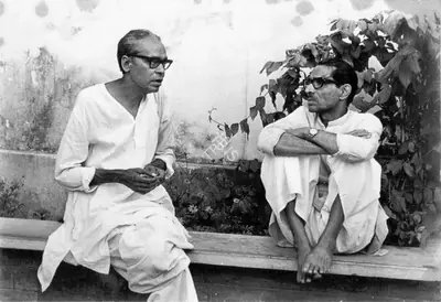 Unknown (Photographer). Ghatak and his editor Ramesh Joshi. | Photographic Still | Photography | 00457539