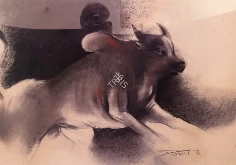 Paresh Maity (Artist), Untitled, 1992, Painting