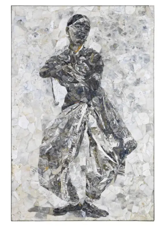 Ismail Gulgee (Artist), Untitled (Marble Dancer), Sculpture